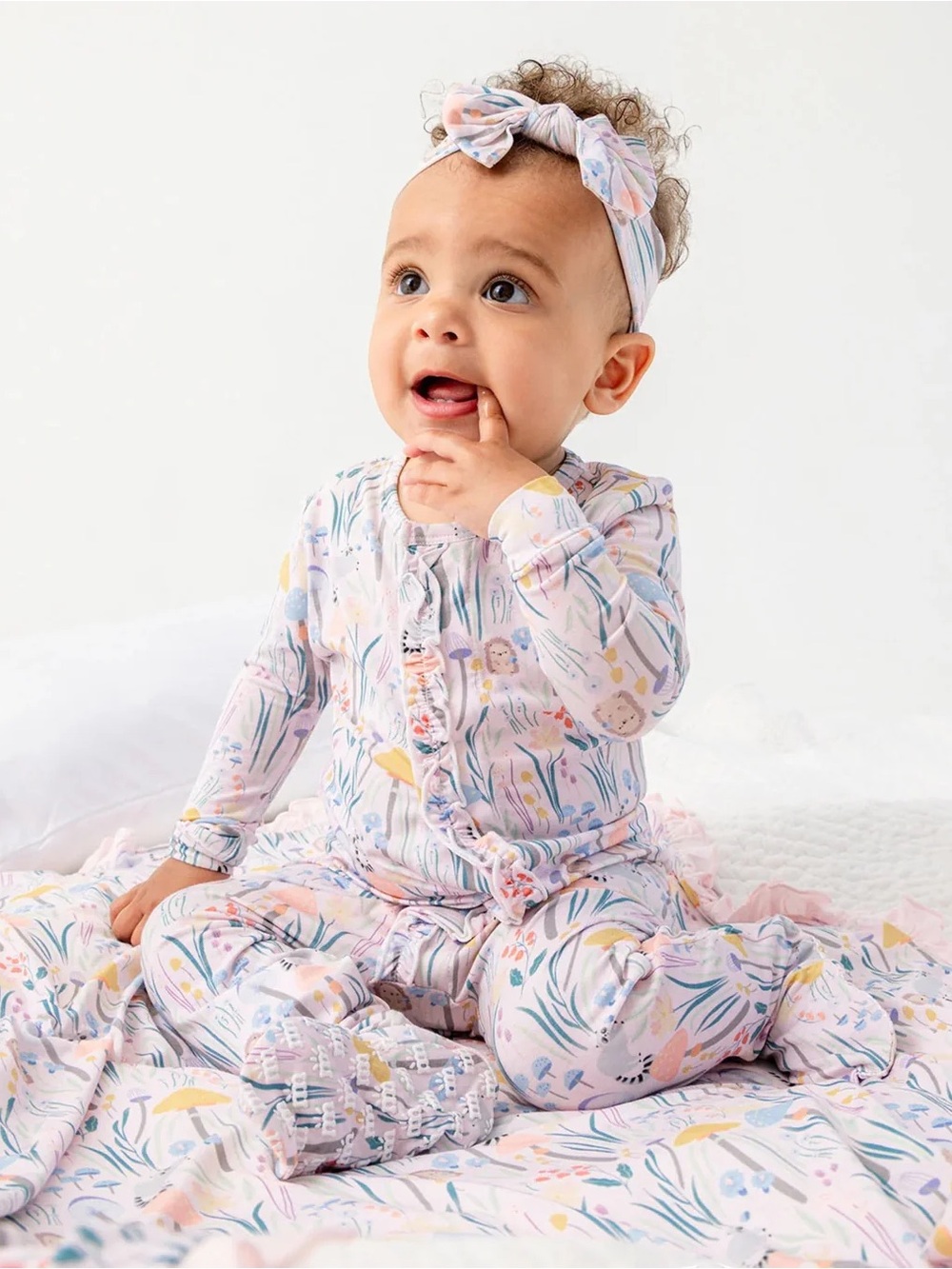 MAGNETIC ME Modal Magnetic Ruffle Footie